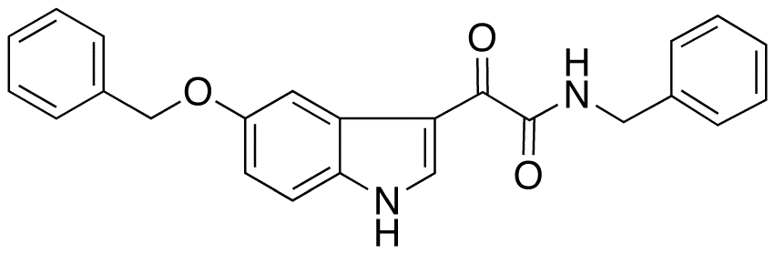 N,5-Dibenzyl-5-hydroxy-indole-3-glyoxylamide