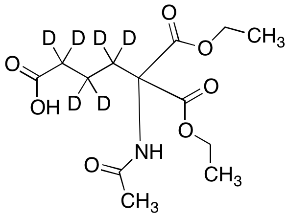 N-Acetyl 1,1-Diethylester 5-Aminopentanoic Acid-d6