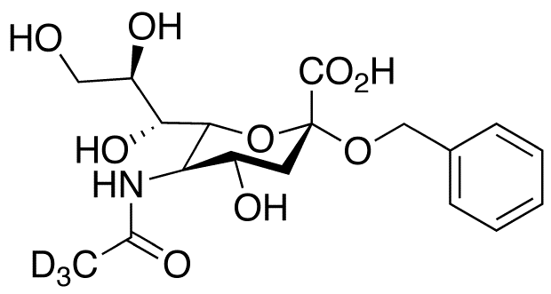 N-Acetyl-2-O-benzyl-α-D-neuraminic Acid-d3