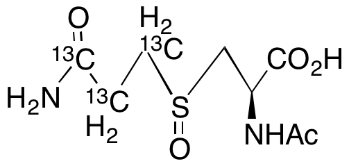 N-Acetyl-3-[(3-amino-3-oxopropyl)sulfinyl]-L-alanine-13C3