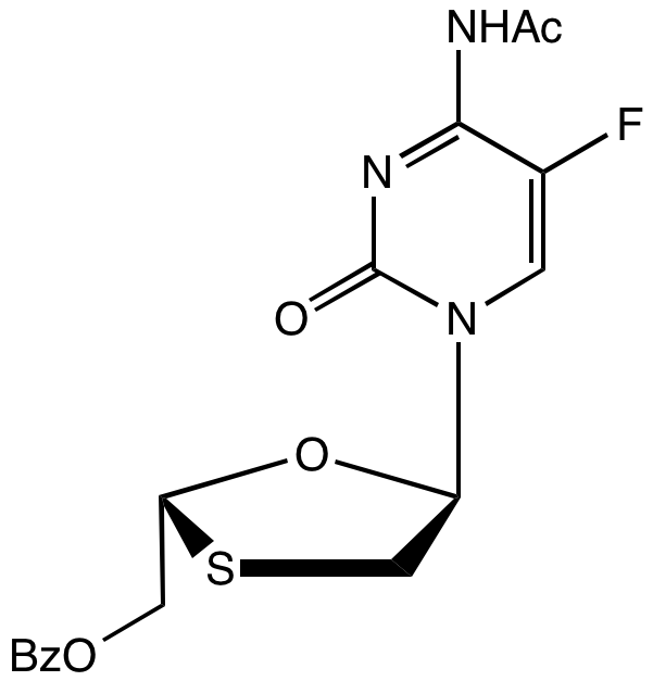 N-Acetyl O-Benzoyl 5-Epi Emtricitabine