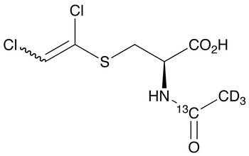 N-Acetyl-S-(1,2-dichloroethenyl)-L-cysteine-13C,d3