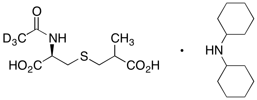 N-Acetyl-S-(2-carboxypropyl)-L-cysteine-d3 Dicyclohexylammonium Salt (Mixture of Diastereomers)