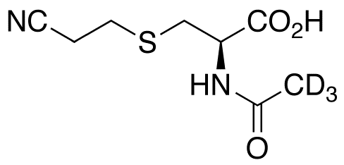 N-Acetyl-S-(2-cyanoethyl)-L-cysteine-d3