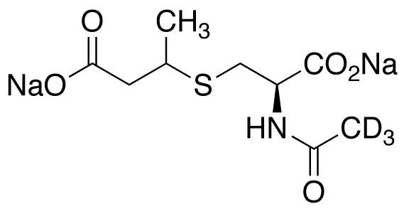 N-Acetyl-S-(3-carboxy-2-propyl)-L-cysteine-d3 Disodium Salt