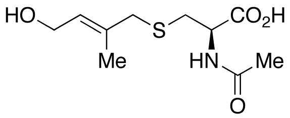 N-Acetyl-S-(4-hydroxy-2-methyl-2-trans-buten-1-yl)-L-cysteine