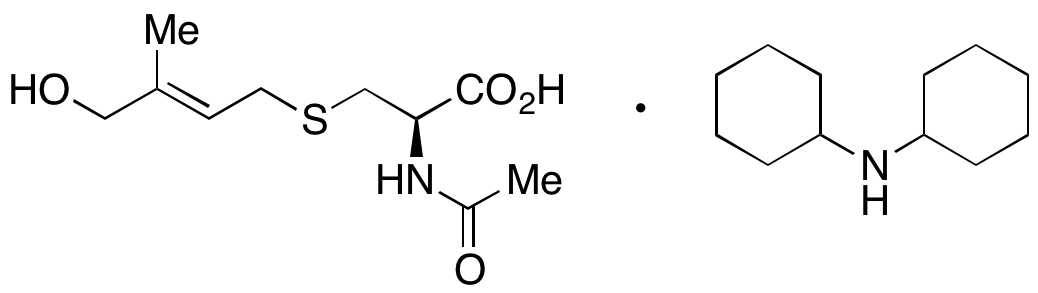 N-Acetyl-S-(4-hydroxy-3-methyl-2-trans-buten-1-yl)-L-cysteine Dicyclohexylammonium Salt