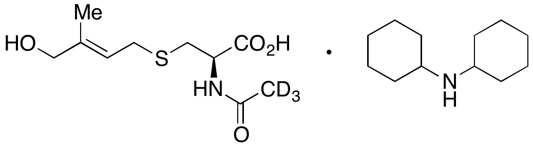 N-Acetyl-S-(4-hydroxy-3-methyl-2-trans-buten-1-yl)-L-cysteine-d3 Dicyclohexylammonium Salt