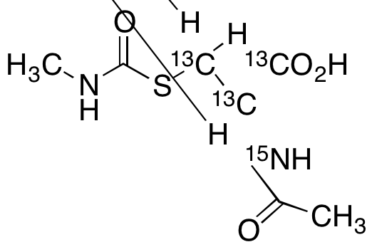 N-Acetyl-S-(N-methylcarbamoyl)-L-cysteine 1,2,3-13C3,15N