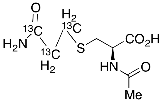 N-Acetyl-S-(carbamoylethyl)-L-cysteine-13C3