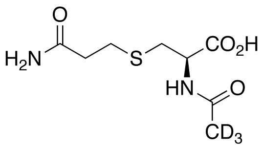 N-Acetyl-S-(carbamoylethyl)-L-cysteine-d3