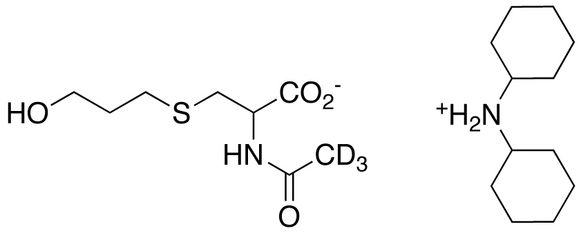 N-Acetyl-d3-S-(3-hydroxypropyl)cysteine, Dicyclohexylammonium Salt