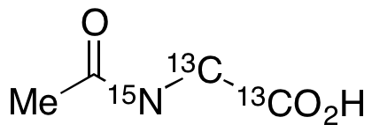 N-Acetylglycine-13C2,15N