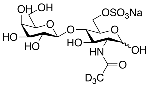 N-Acetyllactosamine 6-Sulfate-d3 Sodium Salt