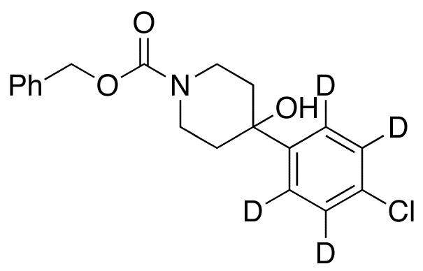 N-Benzyloxycarbonyl-4-(4-chlorophenyl-d4)-4-piperidinol