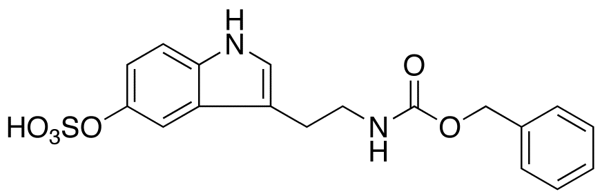 N-Benzyloxycarbonyl Serotonin O-Sulfate Sodium Salt