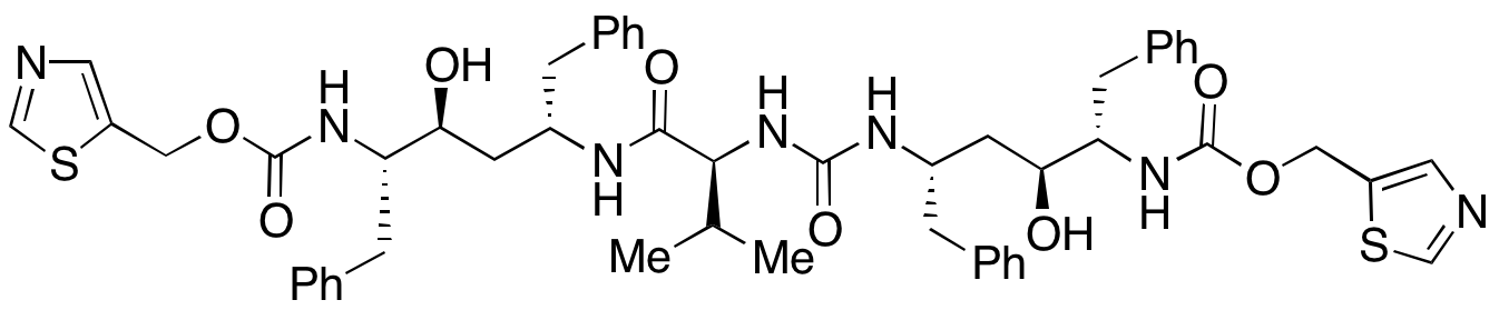 N-De-4-ethyl-2-isopropylthiazole Ritonavir N-(Thiazol-5-ylmethyl ((2S,3S)-3-Hydroxy-1,6-diphenylhexan-2-yl)carbamate)