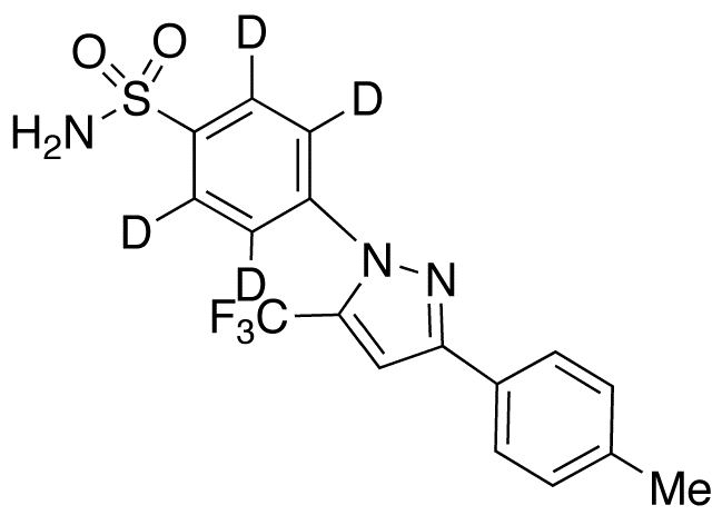 N-De(4-sulfonamidophenyl)-N’-[4-sulfonamido(phenyl-d4)] Celecoxib