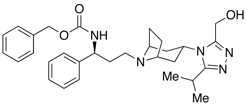 N-Des-(4,4-difluorocyclohexanecarboxy)-N-carbobenzyloxy-3-hydroxymethyl  Maraviroc