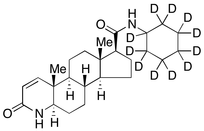 N-Des(1,1-dimethylethyl) N-Cyclohexyl Finasteride-d11