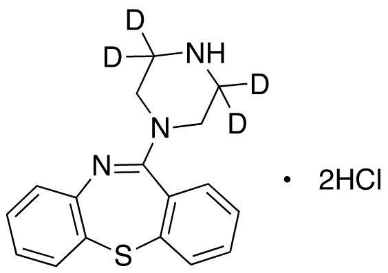 N-Des[2-(2-hydroxyethoxy)ethyl] Quetiapine-d4 Dihydrochloride