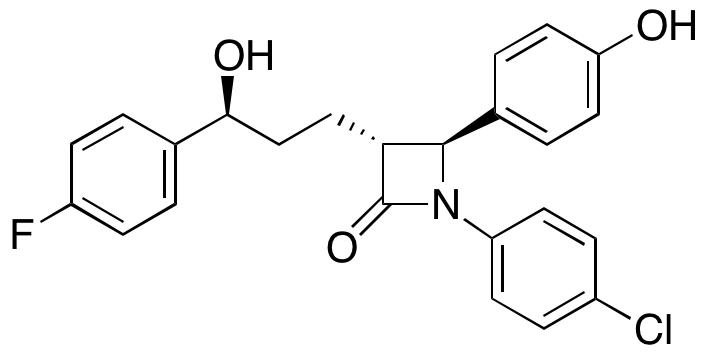 N-Des(4-Fluorophenyl)-N-(3-chlorophenyl)-ezetimibe