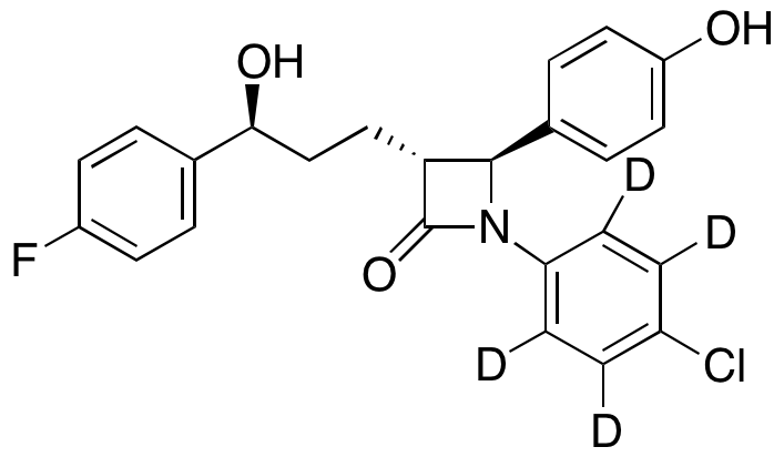 N-Des(4-Fluorophenyl)-N-(3-chlorophenyl)-ezetimibe-d4