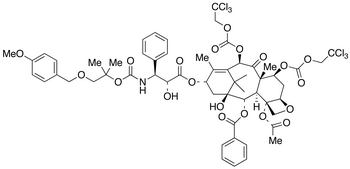 N-Des-t-boc-N-2-[2-methyl-1-(4-methoxyphenyl)methoxy]propyloxycarbonxyl-7,10-O-bis{[(2,2,2-trichloroethyl)oxy]carbonyl} Docetaxel