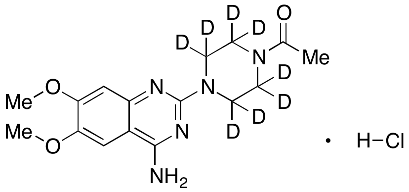 N-Descarbo(1,4-benzodioxine), N-Acetyl Doxazosin-d8 Hydrochloride