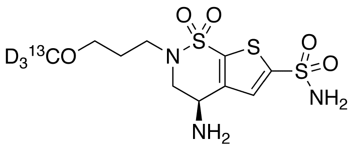 N-Desethyl Brinzolamide-13C,d3