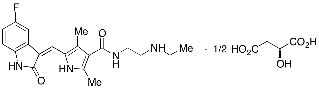 N-Desethyl Sunitinib Hemimalate