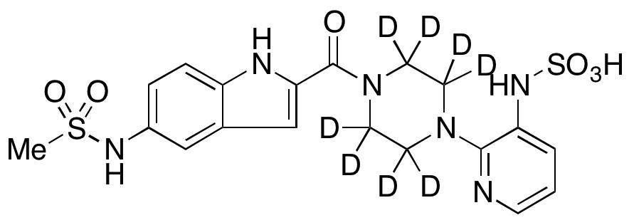 N-Desisopropyl Delavirdine N-Sulfate-d8