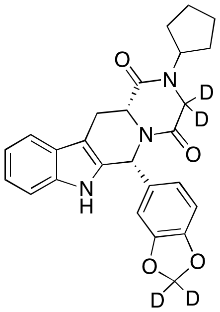 N-Desmethyl-N-cyclopentyl Tadalafil-D4