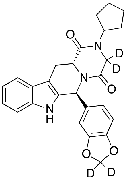 N-Desmethyl-N-cyclopentyl cis-ent-Tadalafil-D4