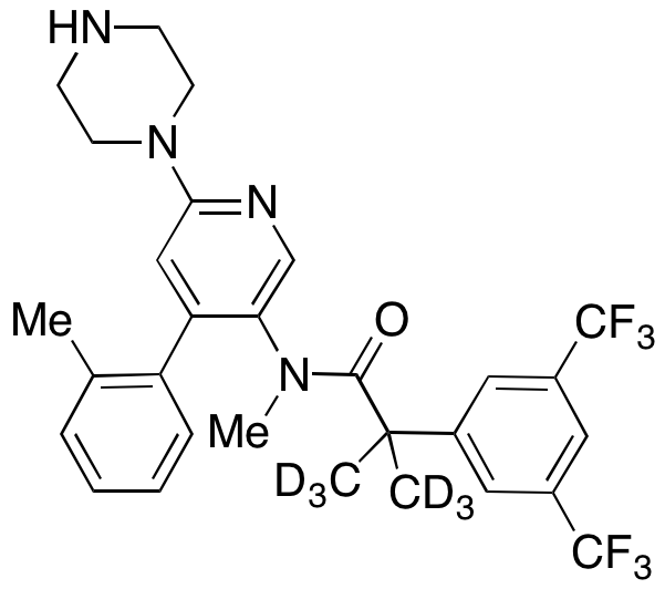 N-Desmethyl Netupitant-d6