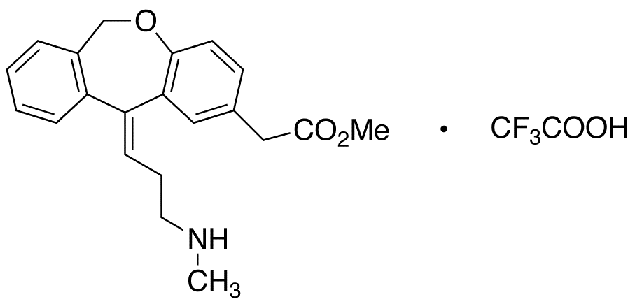 N-Desmethyl Olopatadine Methyl Ester Trifluoroacetic Acid Salt