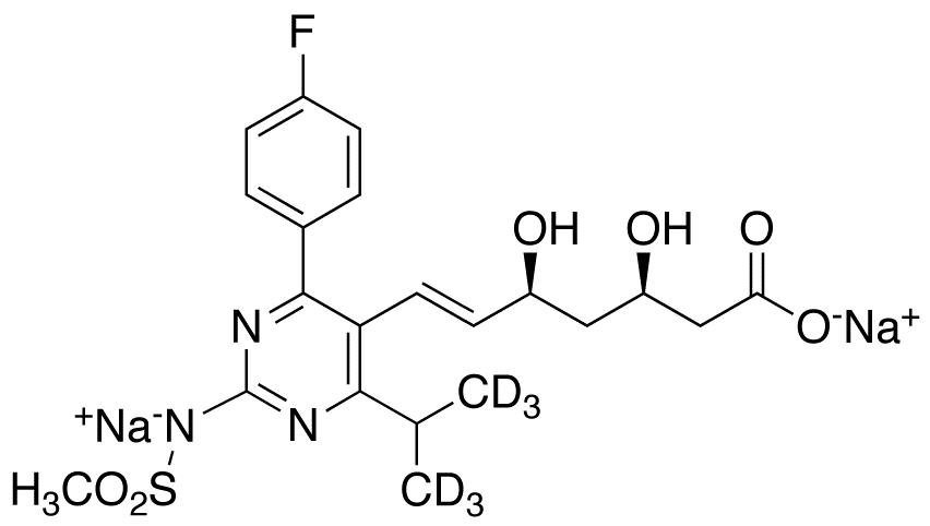 N-Desmethyl Rosuvastatin-d6 Disodium Salt