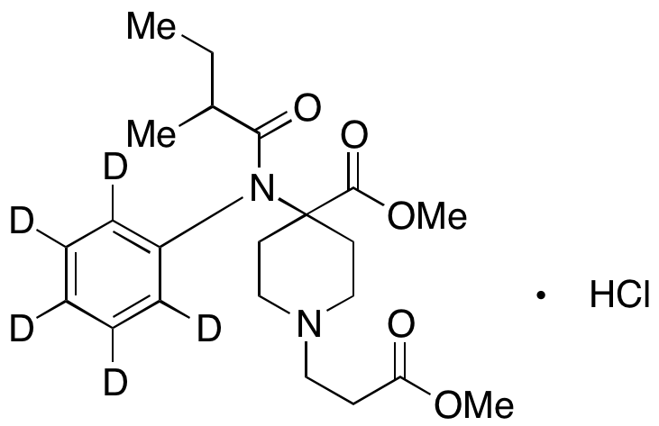 N’-Despropionyl-N’-2-methyl-butyryl Remifentanil Hydrochloride-d5