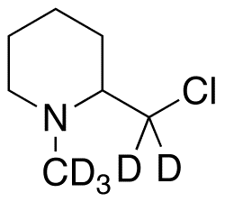 N-Methyl-2-piperidinemethyl-d5 Chloride