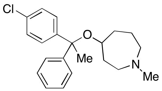 N-Methyl-4-[1-(4-chlorophenyl)-1-phenylethoxy)hexahydroazepine