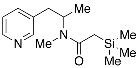 N-Methyl-N-[1-methyl-2-(3-pyridinyl)ethyl]-2-trimethylsilyl-acetamide