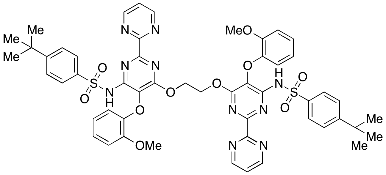 N,N’-[1,2-Ethanediylbis[oxy[5-(2-methoxyphenoxy)[2,2’-bipyrimidine]-6,4-diyl]]]bis[4-(1,1-dimethylethyl)-benzenesulfonamide