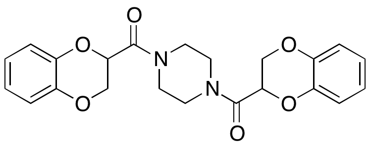 N,N’-Bis(1,4-benzodioxane-2-carbonyl)piperazine