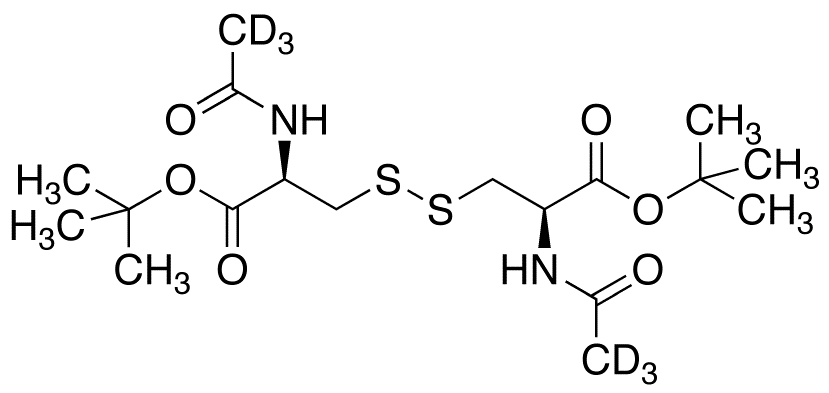 N,N’-Diacetyl-L-cystine Bis(tert-Butyl) Diester-d6