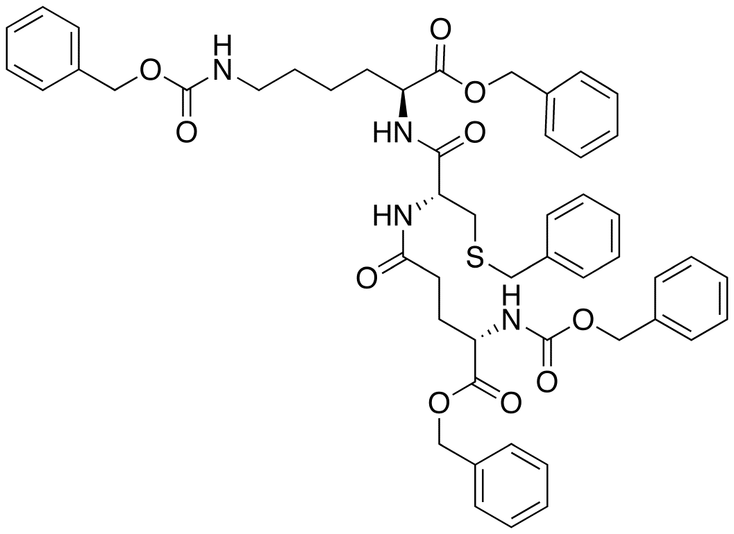 N,N-Dibenzyloxycarbonyl-S,O,O-tri-benzyl-L-γ-glutamyl-L-cysteinyl-L-lysine