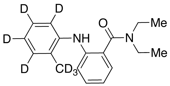 N,N-Diethyl-2-[(2-methylphenyl)amino]-benzamide-d7