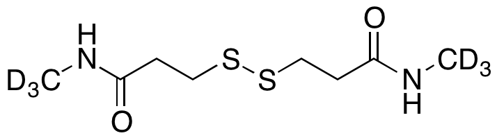 N,N’-Dimethyl-3,3’-dithiodipropionamide-d6