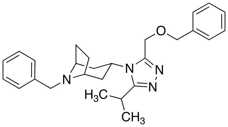 N,O-Dibenzyl Des[1-(4,4-difluorocyclohexanecarboxamido)-1-phenylpropyl]-3-hydroxymethyl Maraviroc