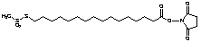 N-Succinimidyloxycarbonylpentadecyl Methanethiosulfonate