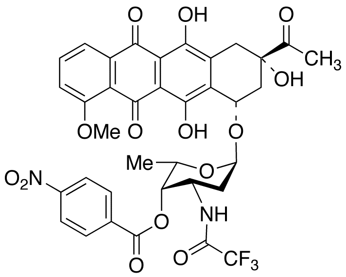 N-Trifluoroacetamido-4’-p-nitrobenzoyl Daunorubicin